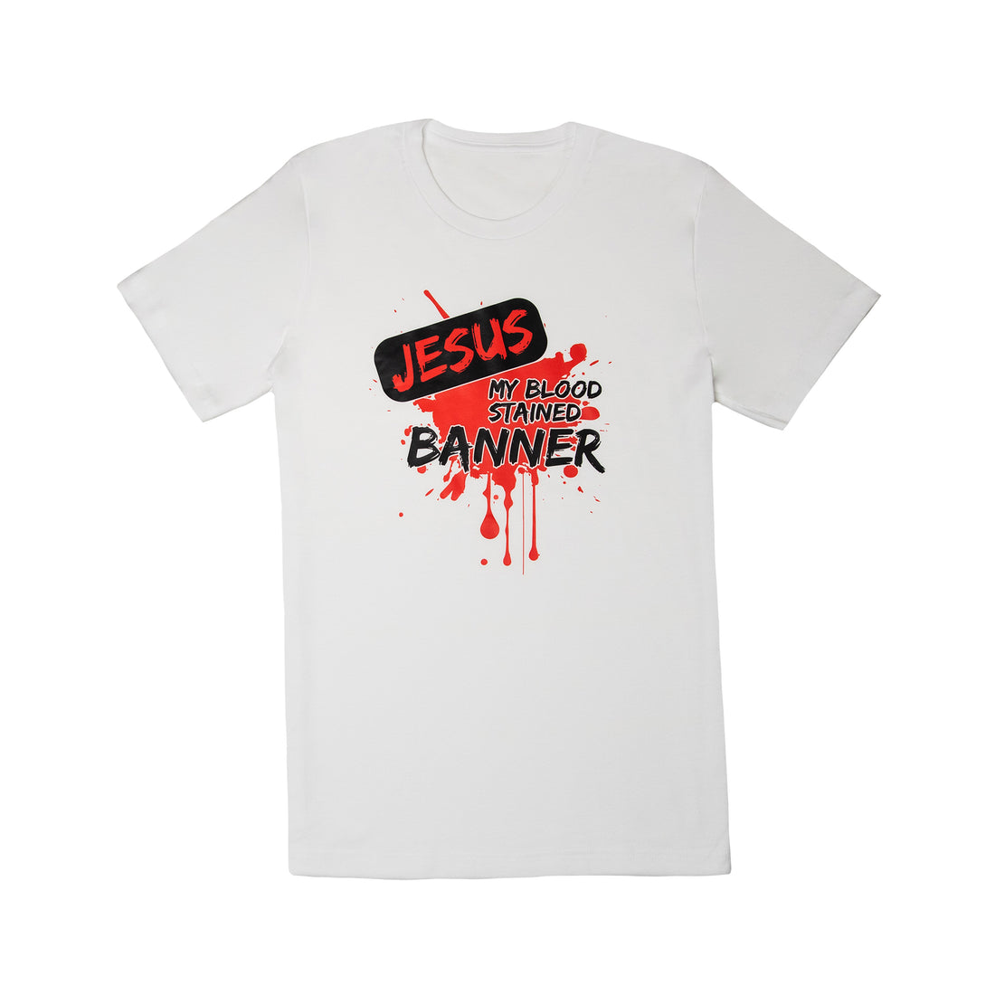 Jesus My Blood Stained Banner White