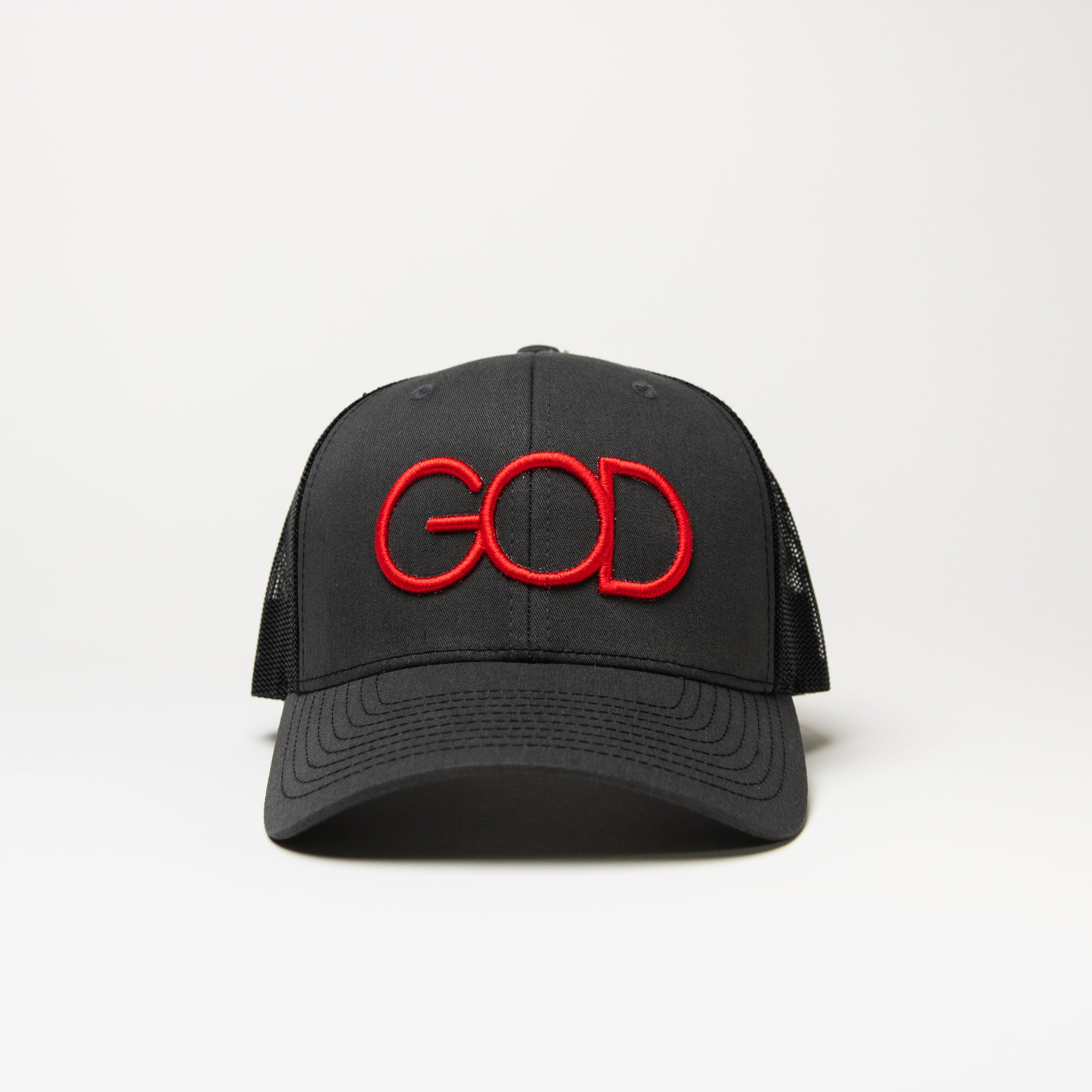 Matthew 6:33 Trucker Cap - Grey & Black