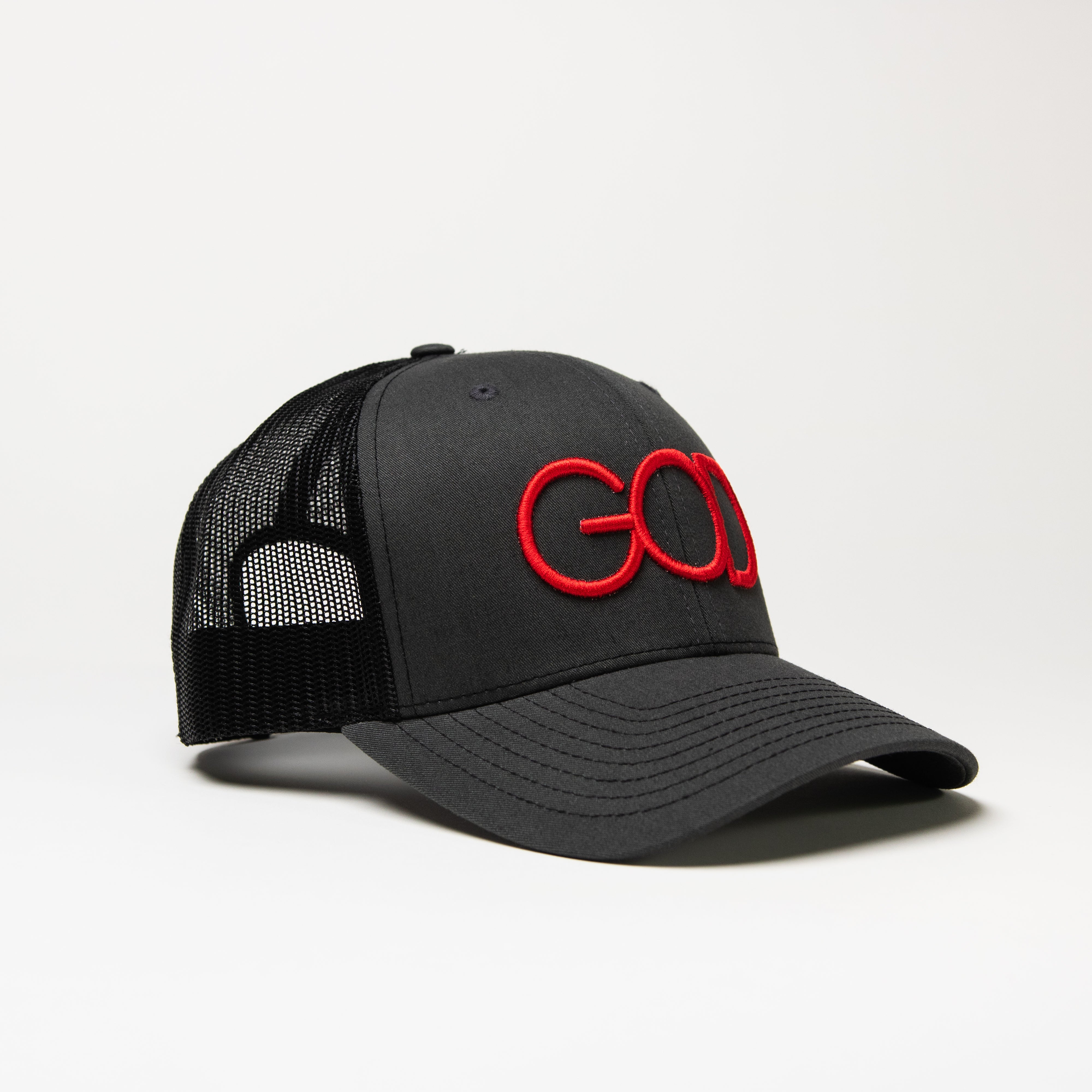 Matthew 6:33 Trucker Cap - Grey & Black