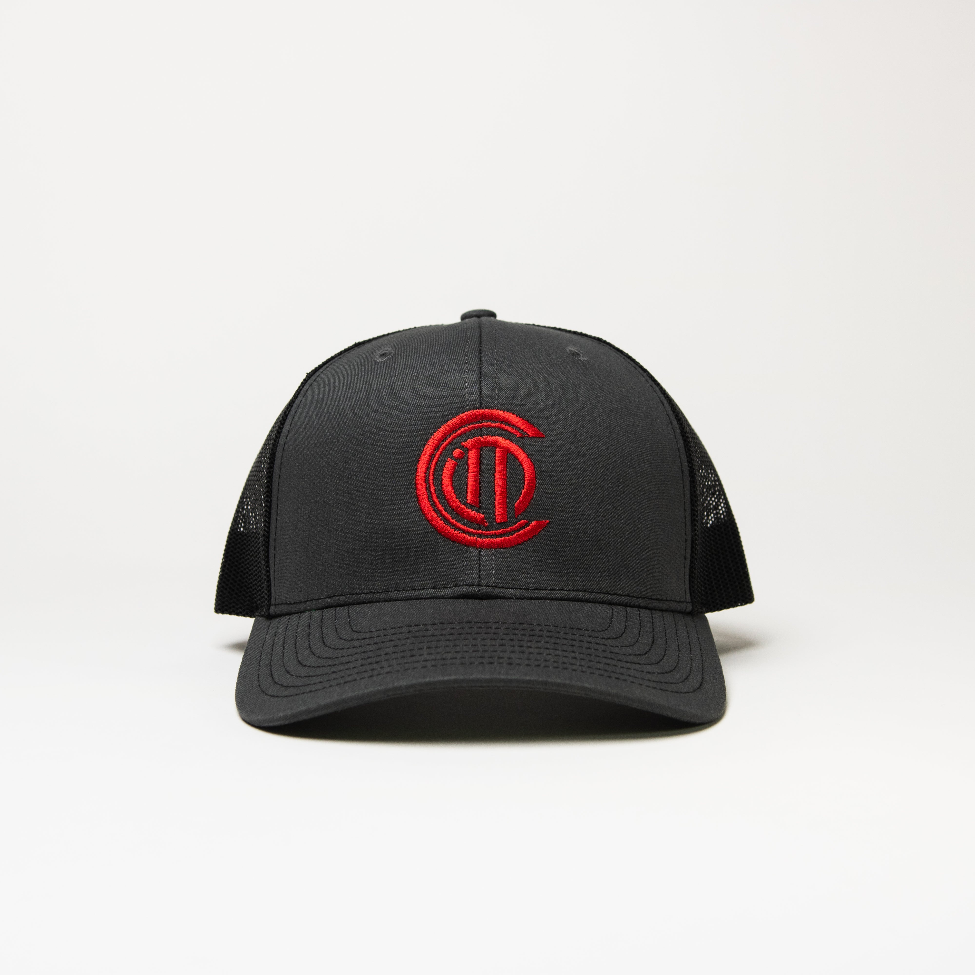 Christ In Me LOGO Trucker Cap - Black & Red