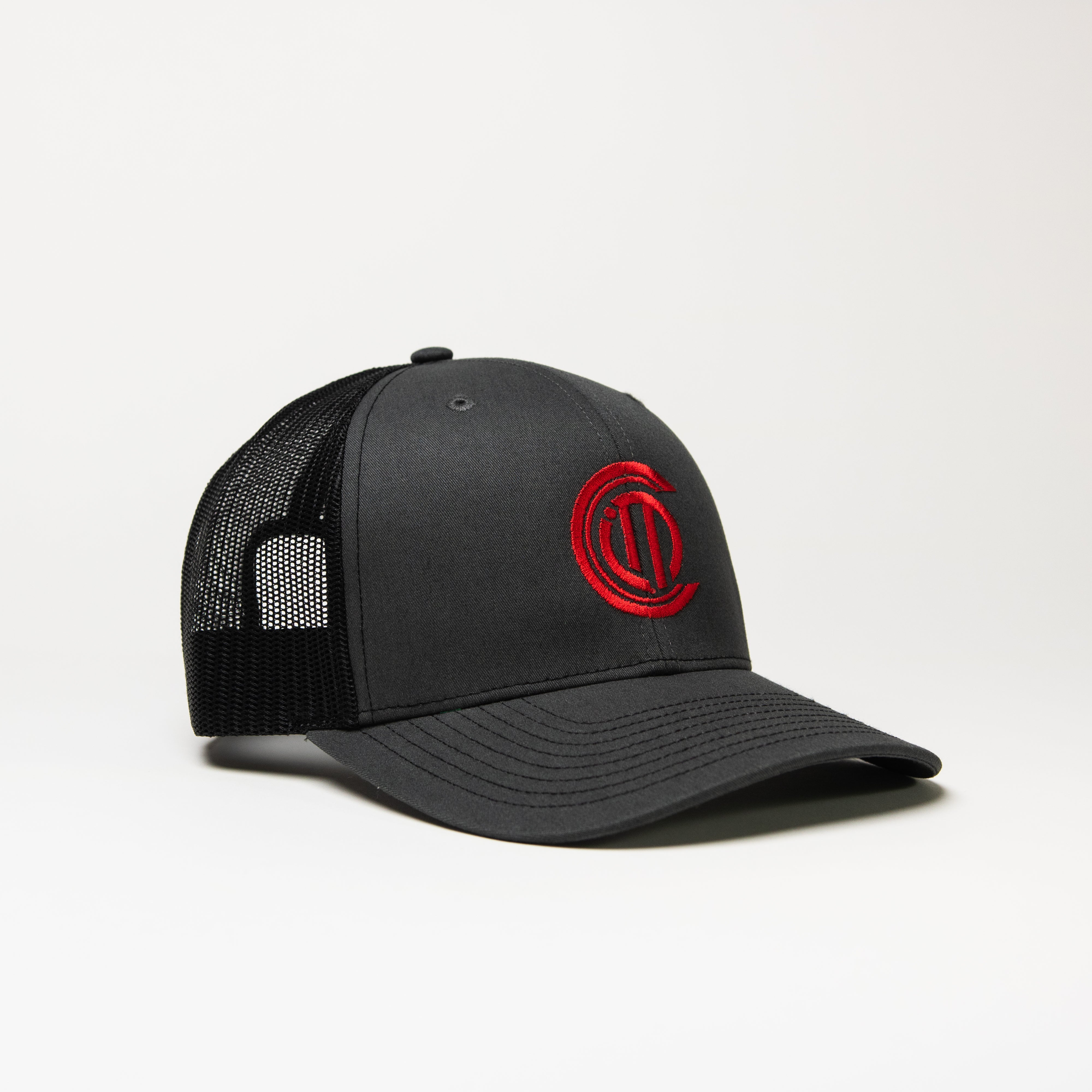 Christ In Me LOGO Trucker Cap - Black & Red