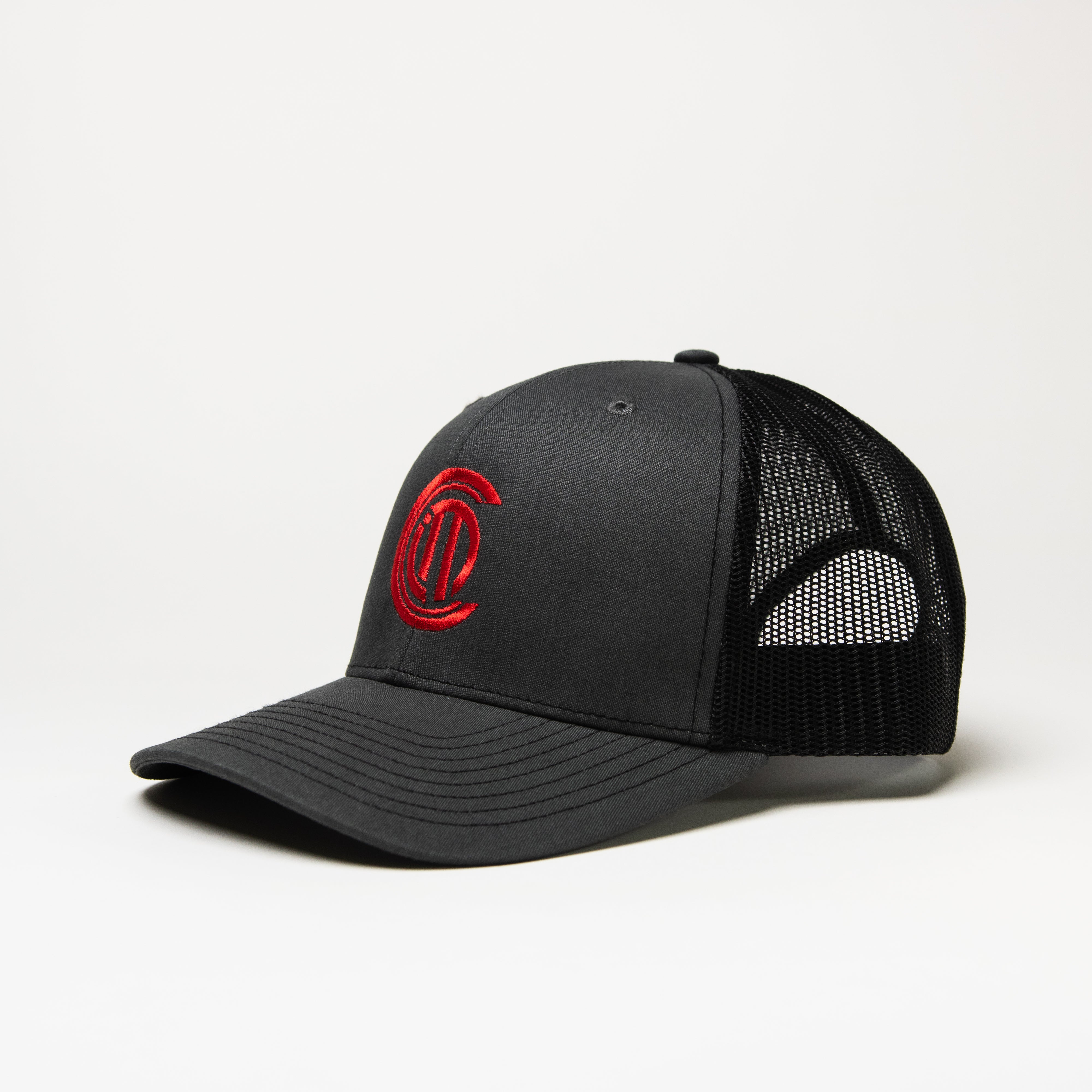 Christ In Me LOGO Trucker Cap - Black & Red