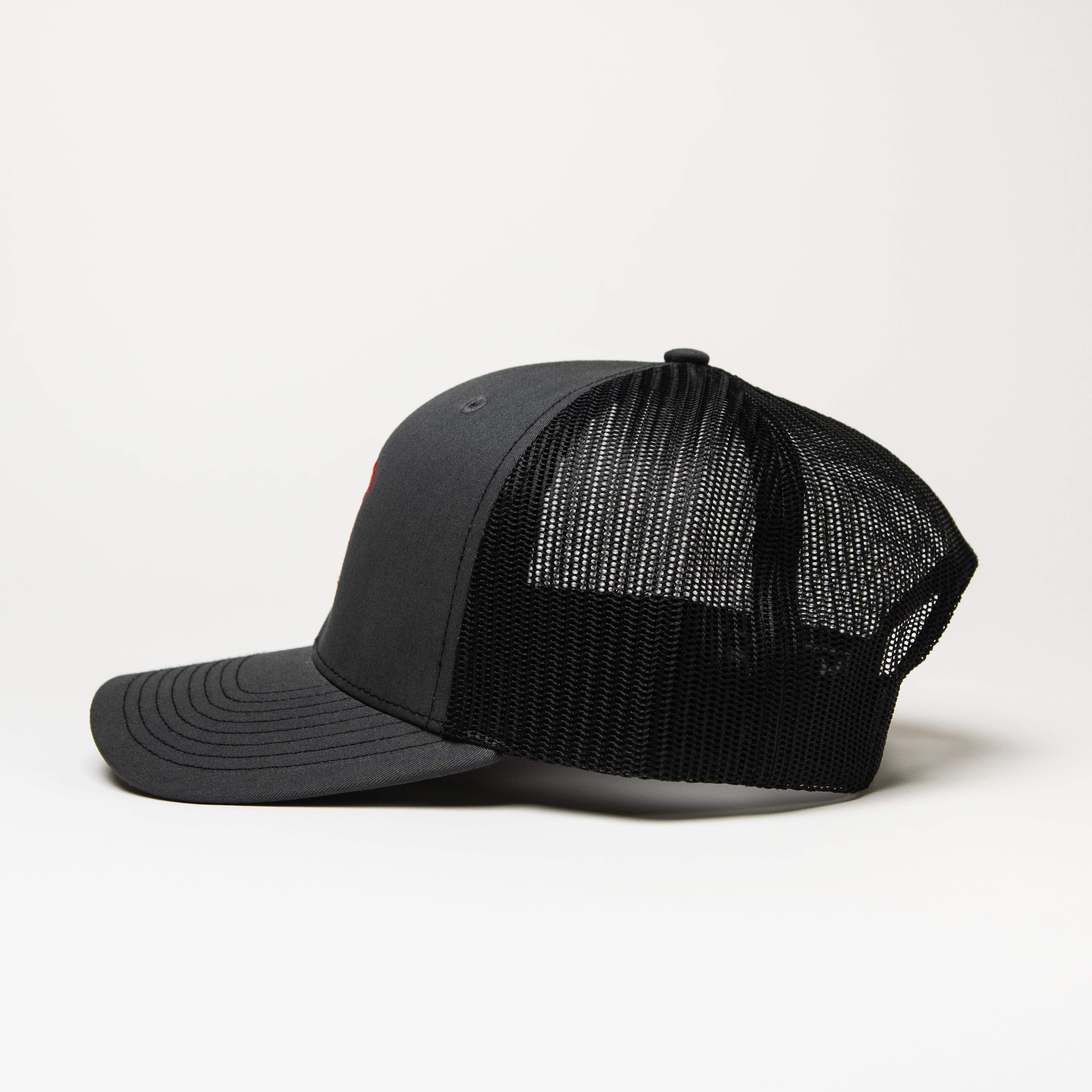 Christ In Me LOGO Trucker Cap - Black & Red