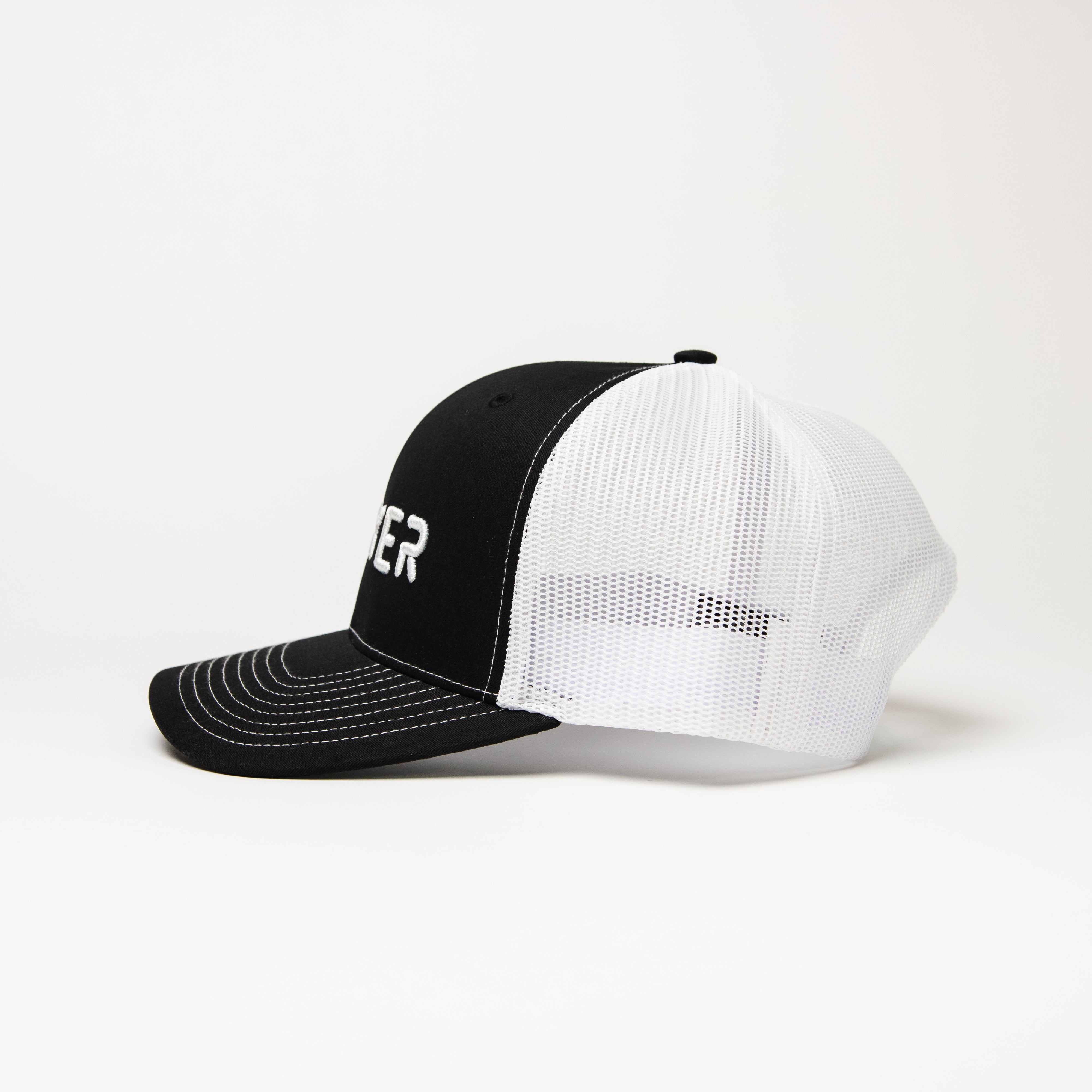 PRAYER Trucker Cap : White & Black